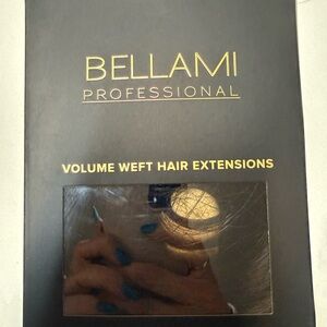 NEW IN BOX Bellami Professional Volume Weft Hair Extensions - Dark brown #2 120g